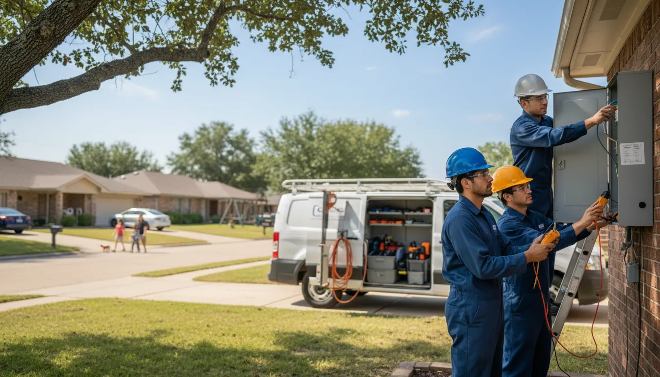 Certified electrician providing emergency electrical services in Matthews, NC